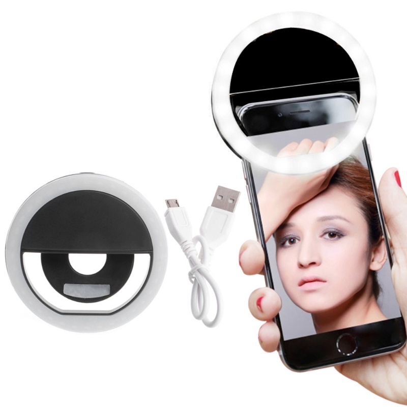 Vòng Đèn LED Hỗ Trợ Chụp Ảnh Selfie Cho Điện Thoại Android