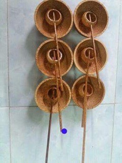 Bát để rượu gỗ dừa 12cm 