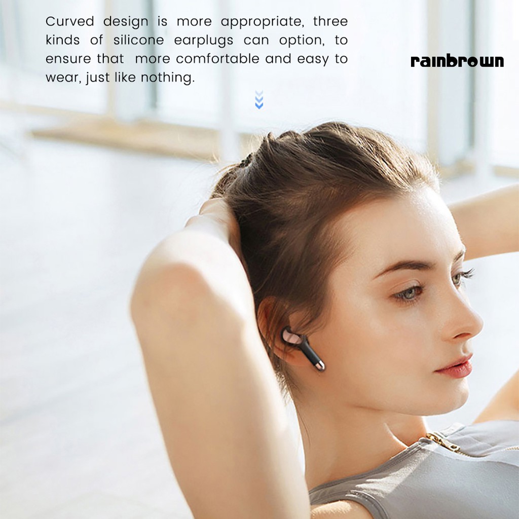 Tai Nghe Nhét Tai Bluetooth 5.0 Chống Nước Kèm Phụ Kiện