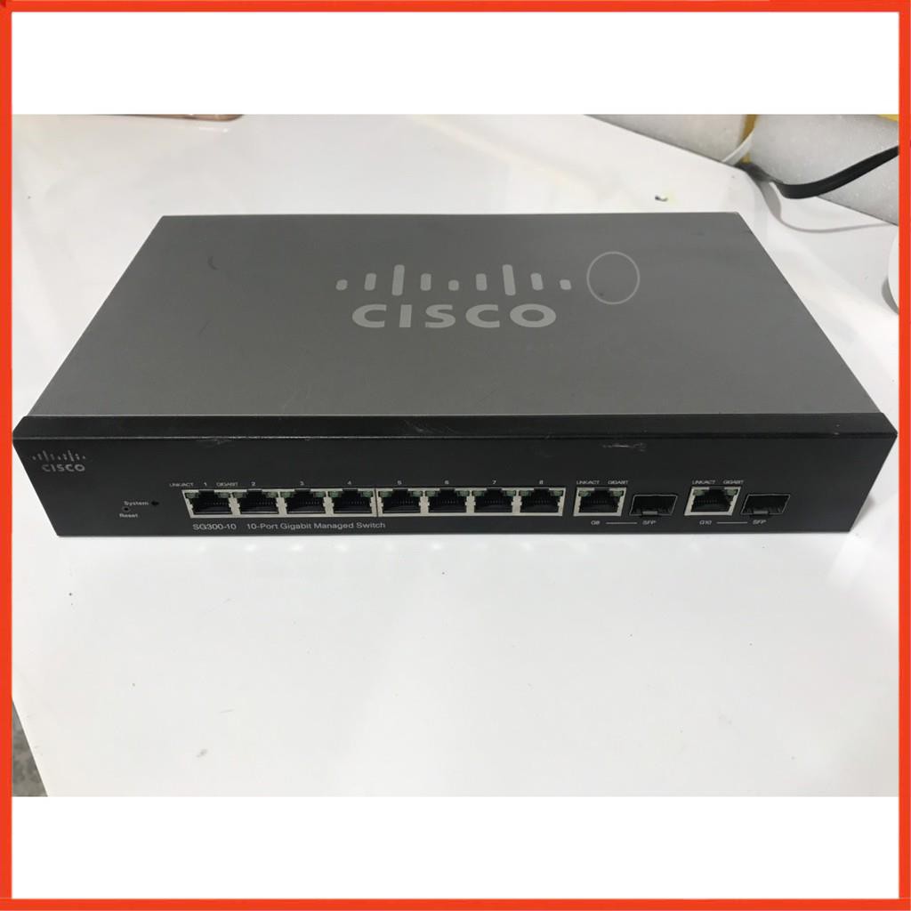 Thiết bị chia mạng Cisco SG300-10 SRW2008-K9