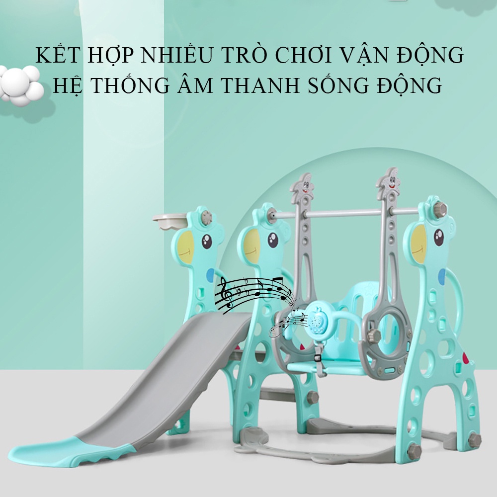 Cầu trượt cho bé, Cầu trượt xích đu cho bé, không cần đi chơi ở công viên mà vẫn có cầu trượt và xích đu tại nhà