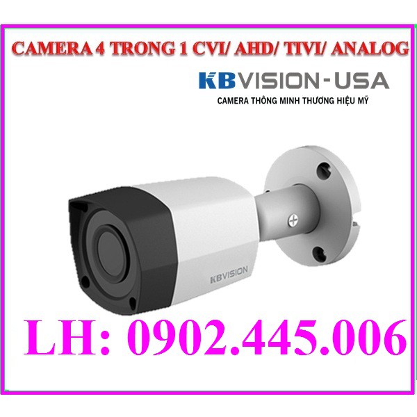 Camera 4 in 1 (CVI, TVI,AHD,Analog) KX-1011S4, vỏ kim loại,1.0MP