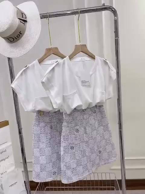 [ 𝐅𝐑𝐄𝐄 𝐒𝐇𝐈𝐏 ]  SÉT ÁO TAY DƠI CHÂN VÁY HỌA TIẾT ĐỒ BỘ NỮ CAO CẤP | BigBuy360 - bigbuy360.vn