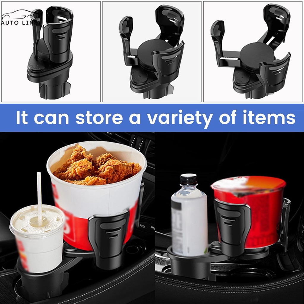 Giá Đỡ Điện Thoại / Cốc Nước 2 Trong 1 Xoay 360 Độ Tiện Dụng Cho Xe Hơi° Shopcyc4210 Đế Xoay