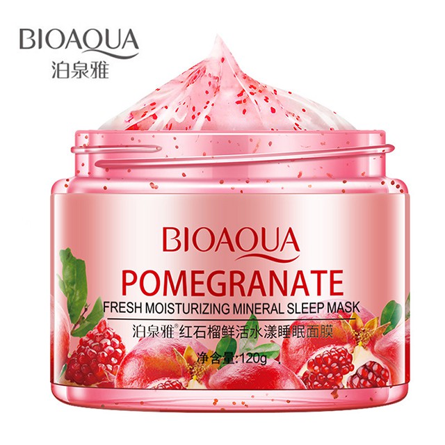 Mặt nạ ngủ  HOA QUẢ Bioaqua  (Kiwi &amp; Lựu)