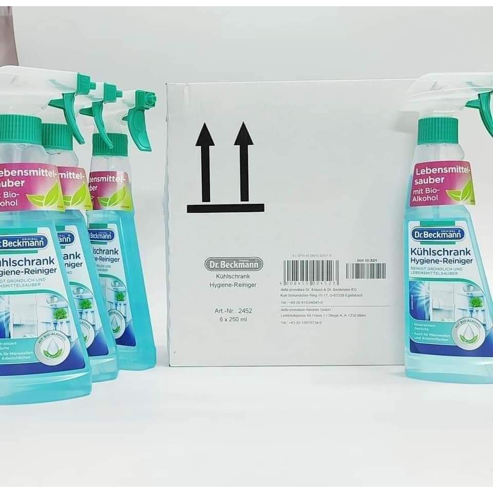 Dung dịch vệ sinh và khử mùi hôi bẩn tủ lạnh DR.BECKMANN 250ml sử dụng an toàn cho sức khỏe_ Xuất xứ Đức