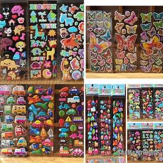 Set 10 Miếng Dán 3d Cho Bé