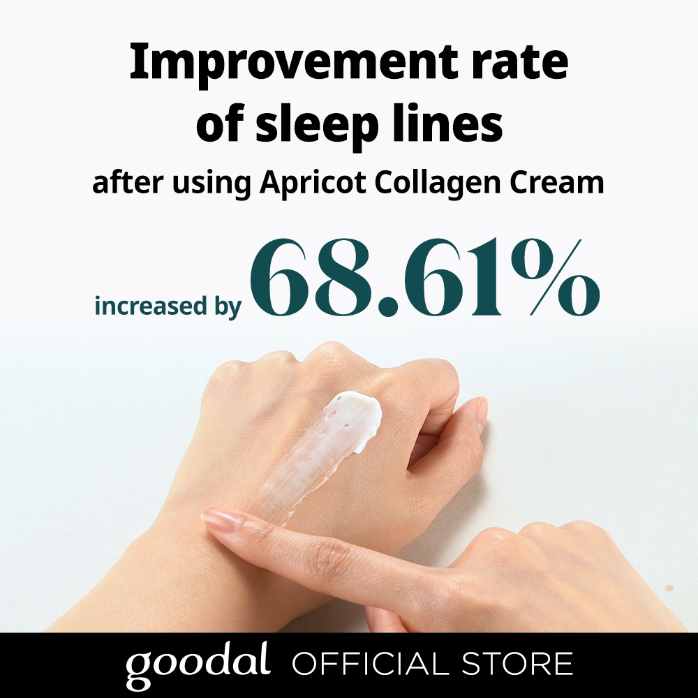 Kem collagen mơ GOODAL 50ml chứng nhận EVE VEGAN® dưỡng ẩm nhẹ nhàng chống lão hóa nếp nhăn làm săn chắc trẻ hóa làn da