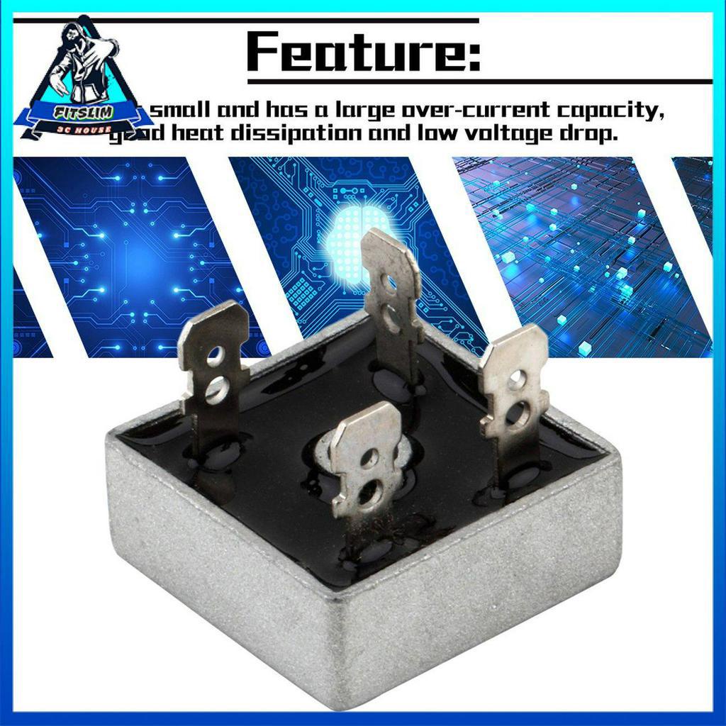 KBPC5010 Bộ chỉnh lưu cầu 1000 Volt 50 Amp 50A Vỏ kim loại Cầu điốt 1000V