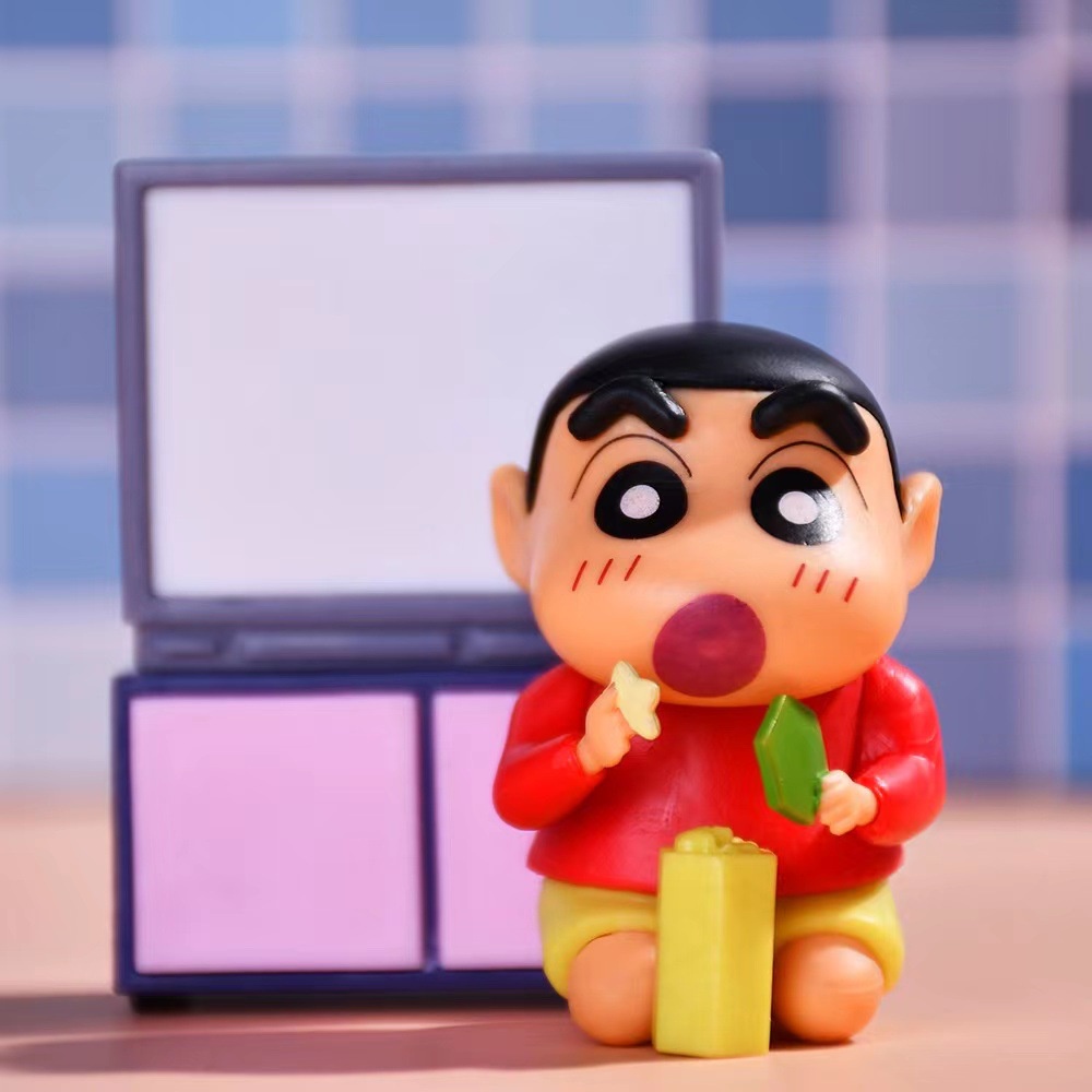 Bộ Đồ Ngủ Mô Hình Shin-chan Hoa Hướng Dương / Cún Trắng Dễ Thương Dùng Làm Quà Tặng Cho Bé