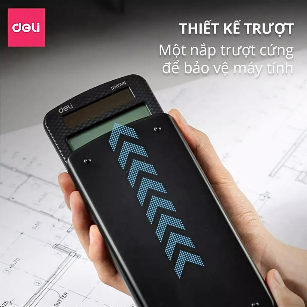 Máy Tính Deli D580VN (521 Tính Năng Như CASIO Fx-580VN X), Máy Tính Đạt Chuẩn Vào Phòng Thi
