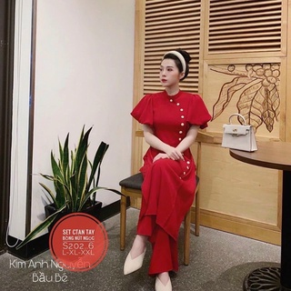 bigsize - ❤️🔱 SET ÁO DÀI ĐÍNH NGỌC 🔱❤️