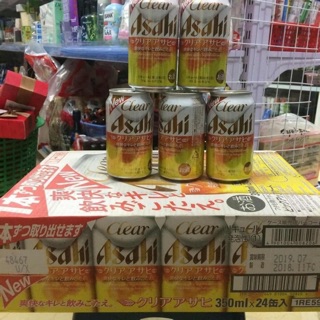 Bia lon asahi ( 1 thùng 24 lon) hạn 1/2021