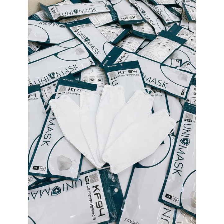 [Mã COSDAY giảm 8% đơn 150K] Sét 50 chiếc khẩu Trang 4D KF94 UNIMASK ( Túi 5 chiếc ) | BigBuy360 - bigbuy360.vn