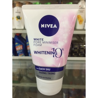 Sữa rửa mặt nivea sạch sâu dưỡng trắng 100g