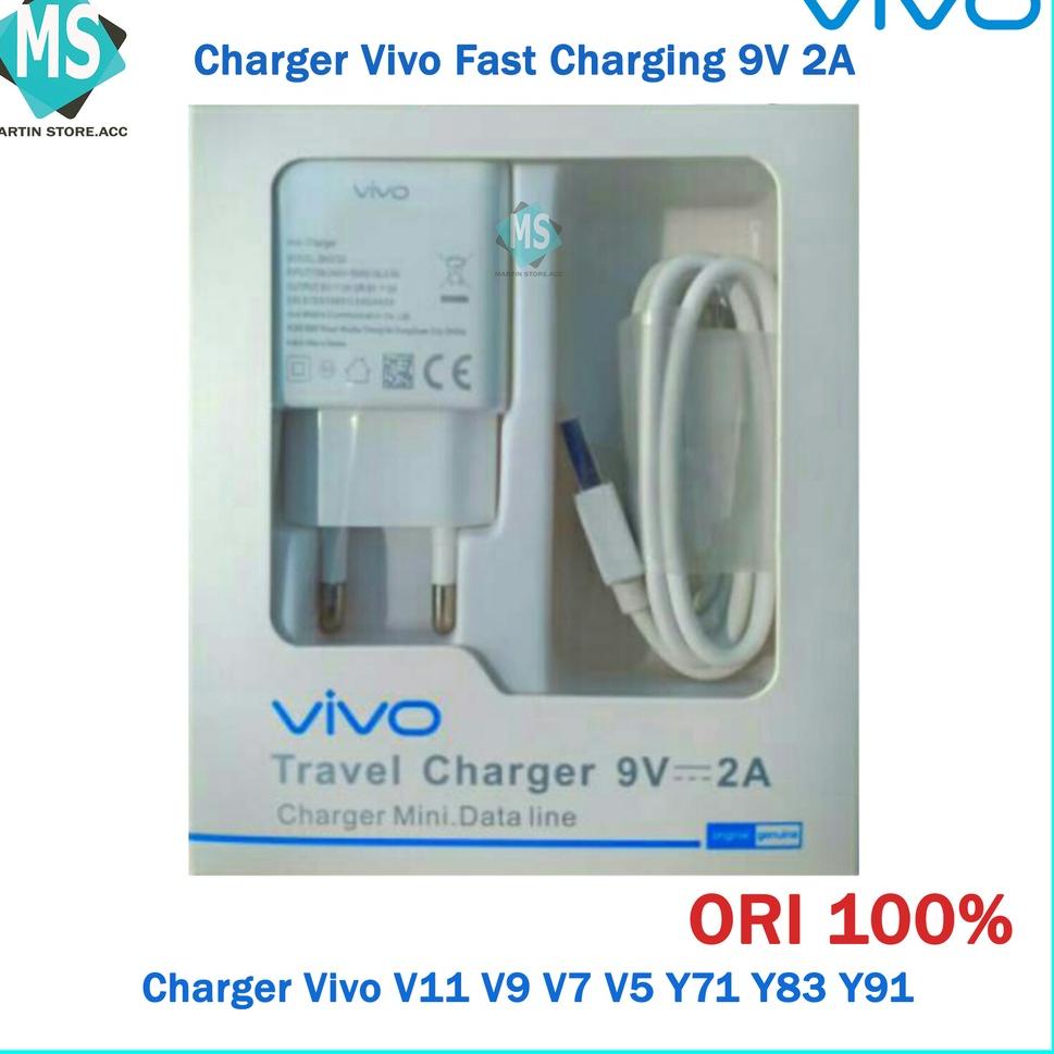 Củ sạc nhanh 9V-2A 100% chính hãng cho Vivo V11 V9 V7 V5 V5max V3max Y71 Y83 Y91