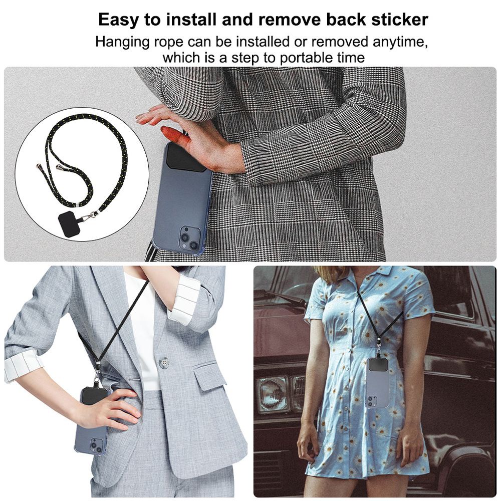 Dây đeo chéo bằng nylon mềm mại tùy chỉnh thời trang chống thất lạc cho điện thoại