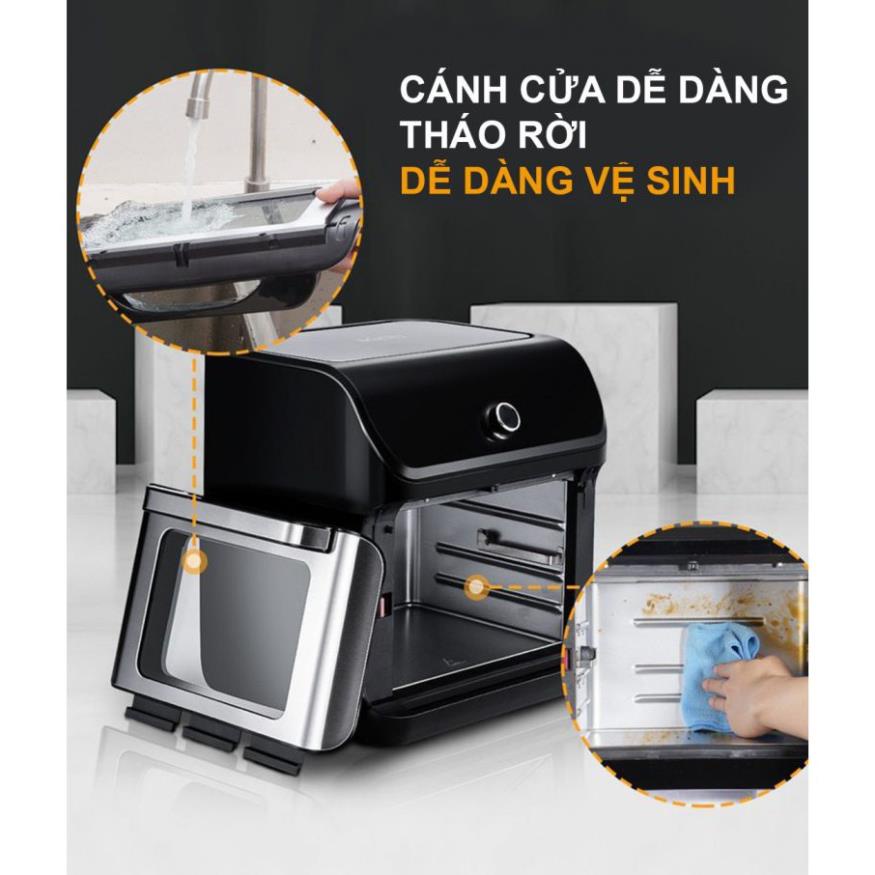 Nồi chiên không dầu Kalite Q12 công suất 1800W dung tích 12L hàng chính hãng BH 12 tháng