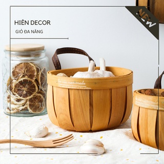 Giỏ đựng tỏi/Giỏ đựng đa năng phong cách Bắc Âu độc đáo