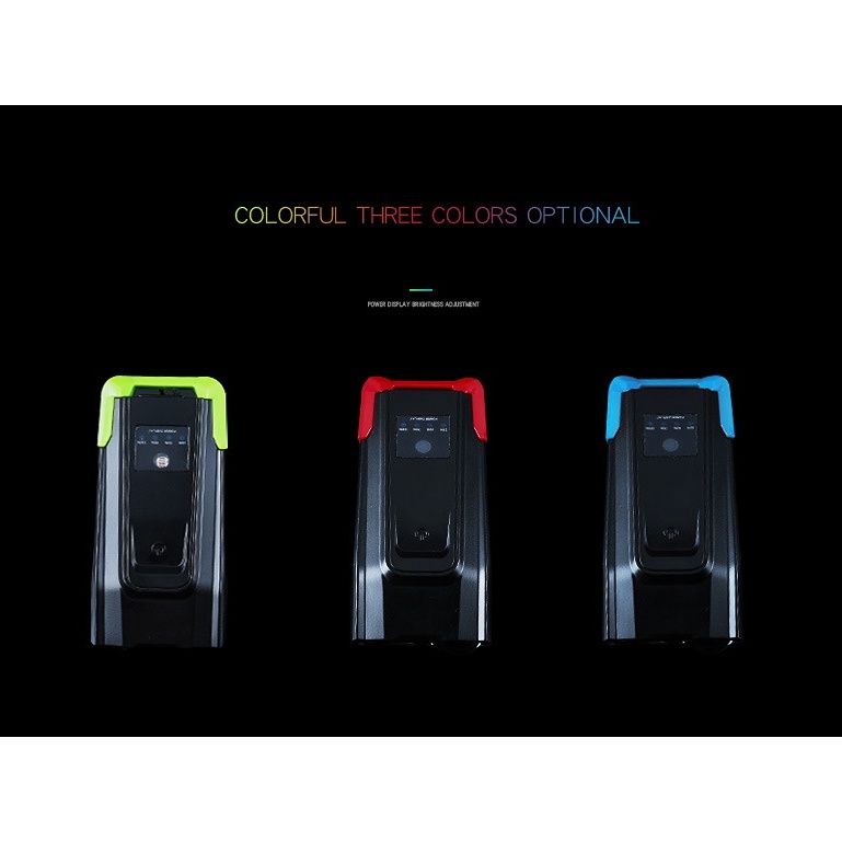 Đèn pha xe đạp thông minh MOSOWORLD 4000mah có còi 800lm