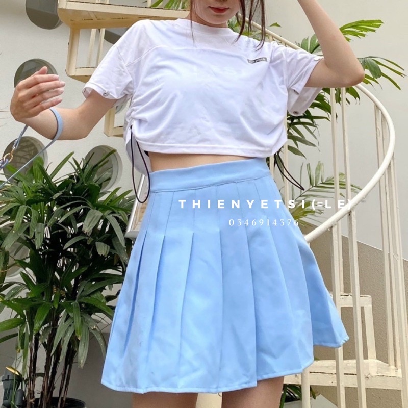 Chân váy skirt TENNIS XANH pastel