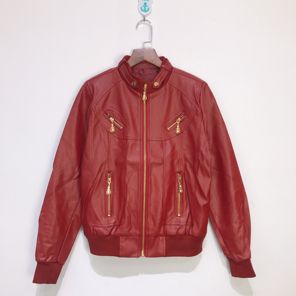 ÁO KHOÁC DA NỮ THỜI TRANG