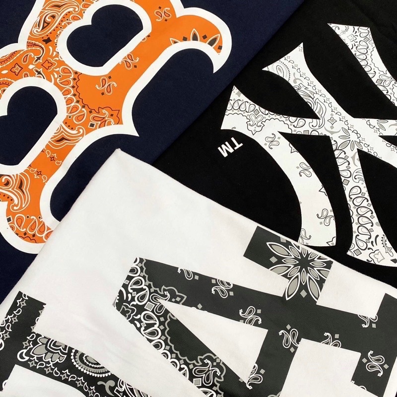 Áo Thun New Era Los Angeles - New York Paisley Black - Áo thun New Era Chính hãng