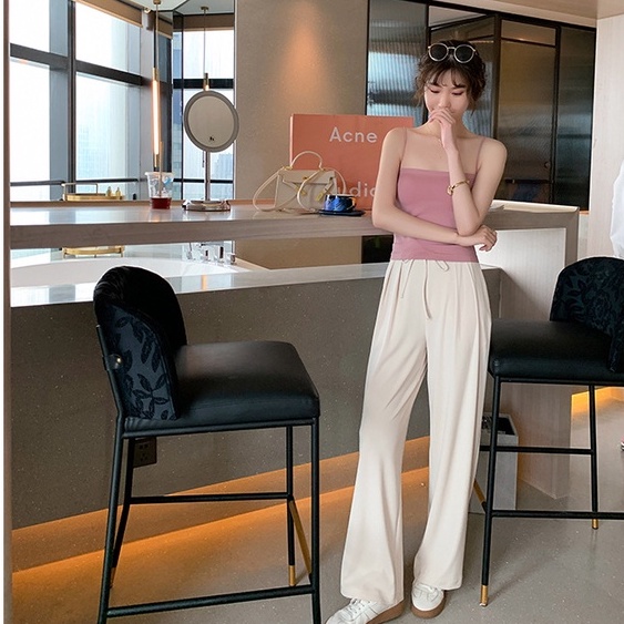 Áo 2 Dây Cotton Eva Bra Croptop Sợi Bún Đệm Nâng Ngực Dáng Ôm Thoáng Mát GB9998