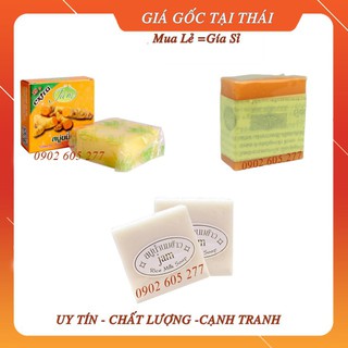 hàng chính hãng Xà phòng cám nghệ Jam Extra, Cám Gạo,Nghệ Cam Thái Lan