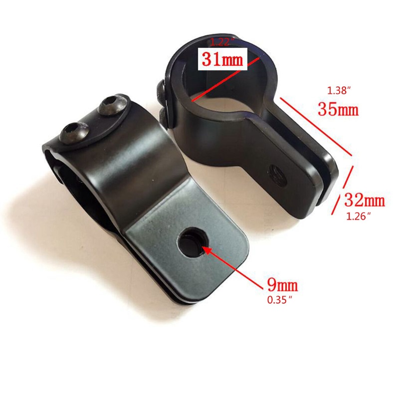 Bộ 2 Kẹp Gác Chân 31mm Cho Xe Máy