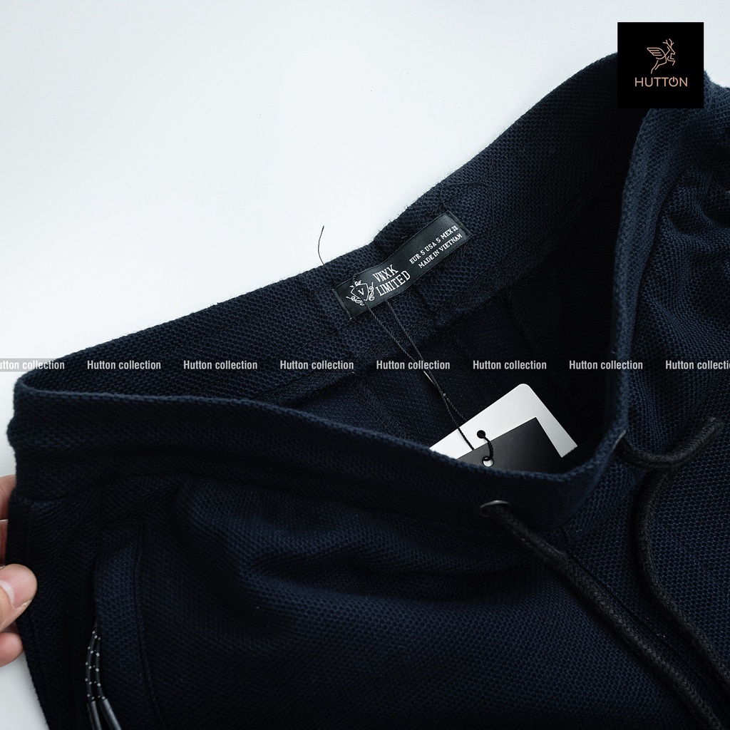 Quần JOGGER PIQUE COTTON GIÃN NHẸ THAN ĐEN