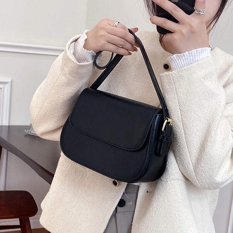 Túi đeo chéo màu sắc cổ điển dành cho nữ