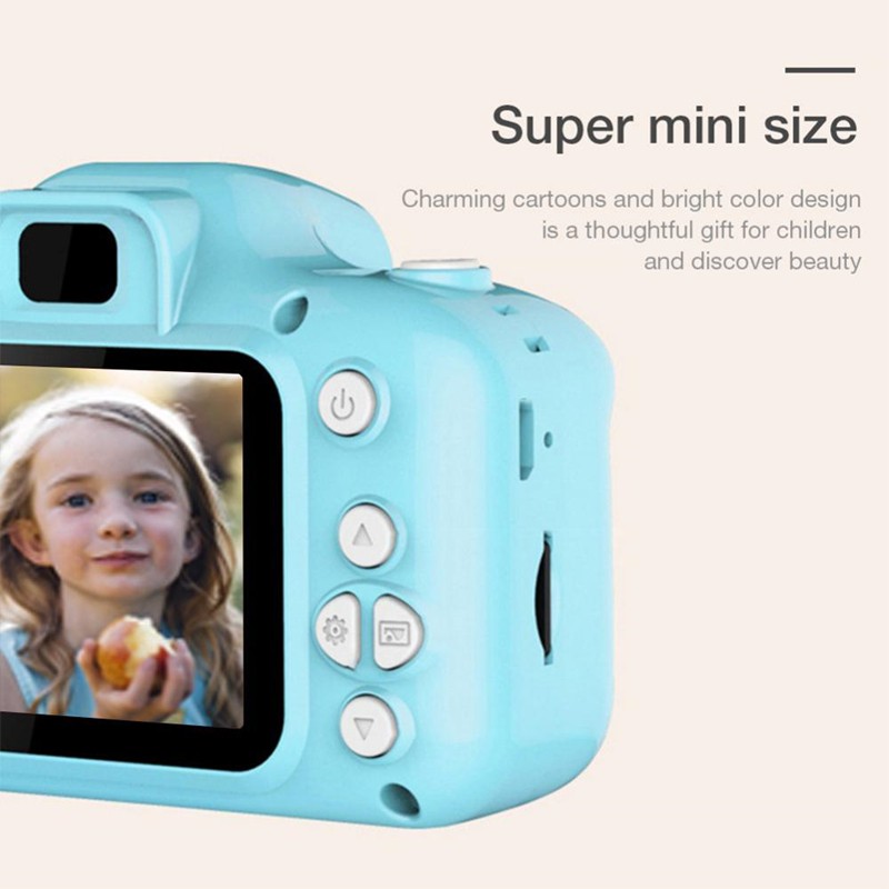 Máy ảnh kỹ thuật số HD 1080P Mini 2.0 inch X200 chuyển đổi ngôn ngữ cho trẻ em | BigBuy360 - bigbuy360.vn