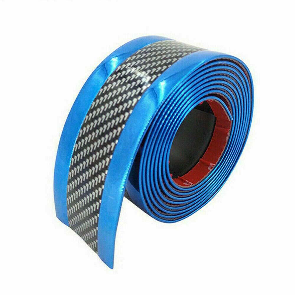 Dải Dán Viền Chống Va Chạm Chống Trầy Xước Bằng Sợi Carbon Màu Xanh Dương