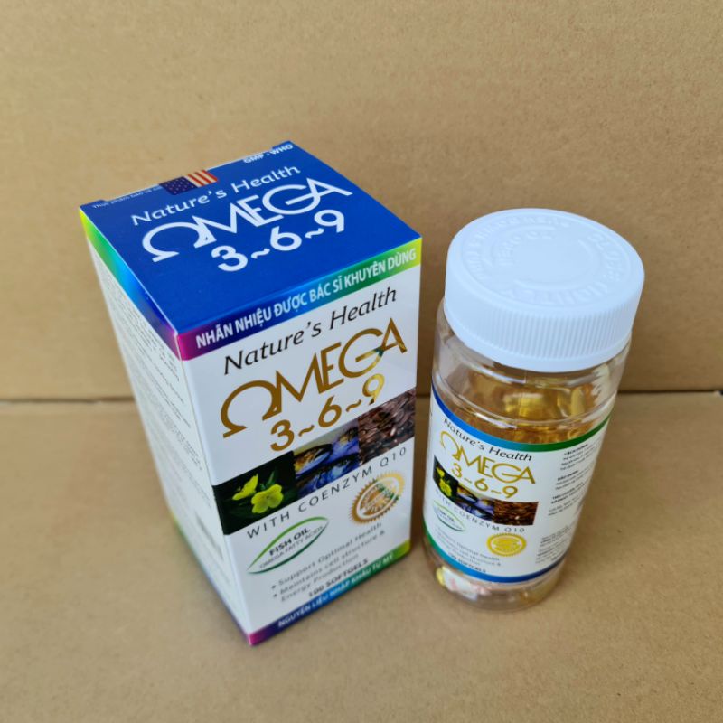 Omega 369 - Hộp 100 viên - Tăng cường dưỡng chất cho mắt giúp mắt sáng