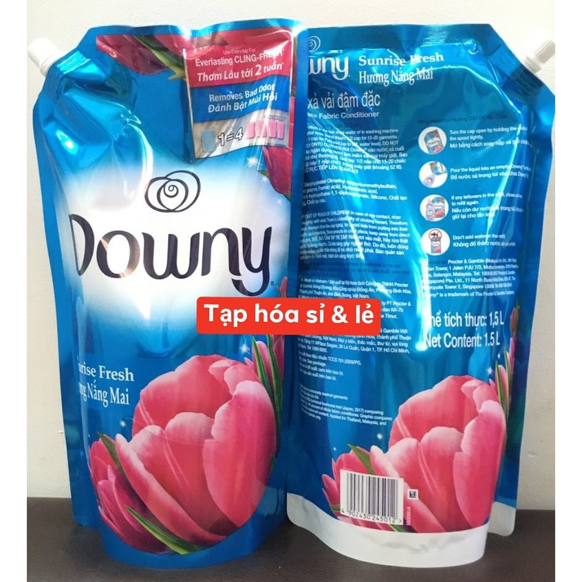 Nước xả Downy hương nắng mai túi 1.5L