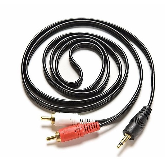 Dây cáp loa 3.5mm to AV 2 RCA Audio