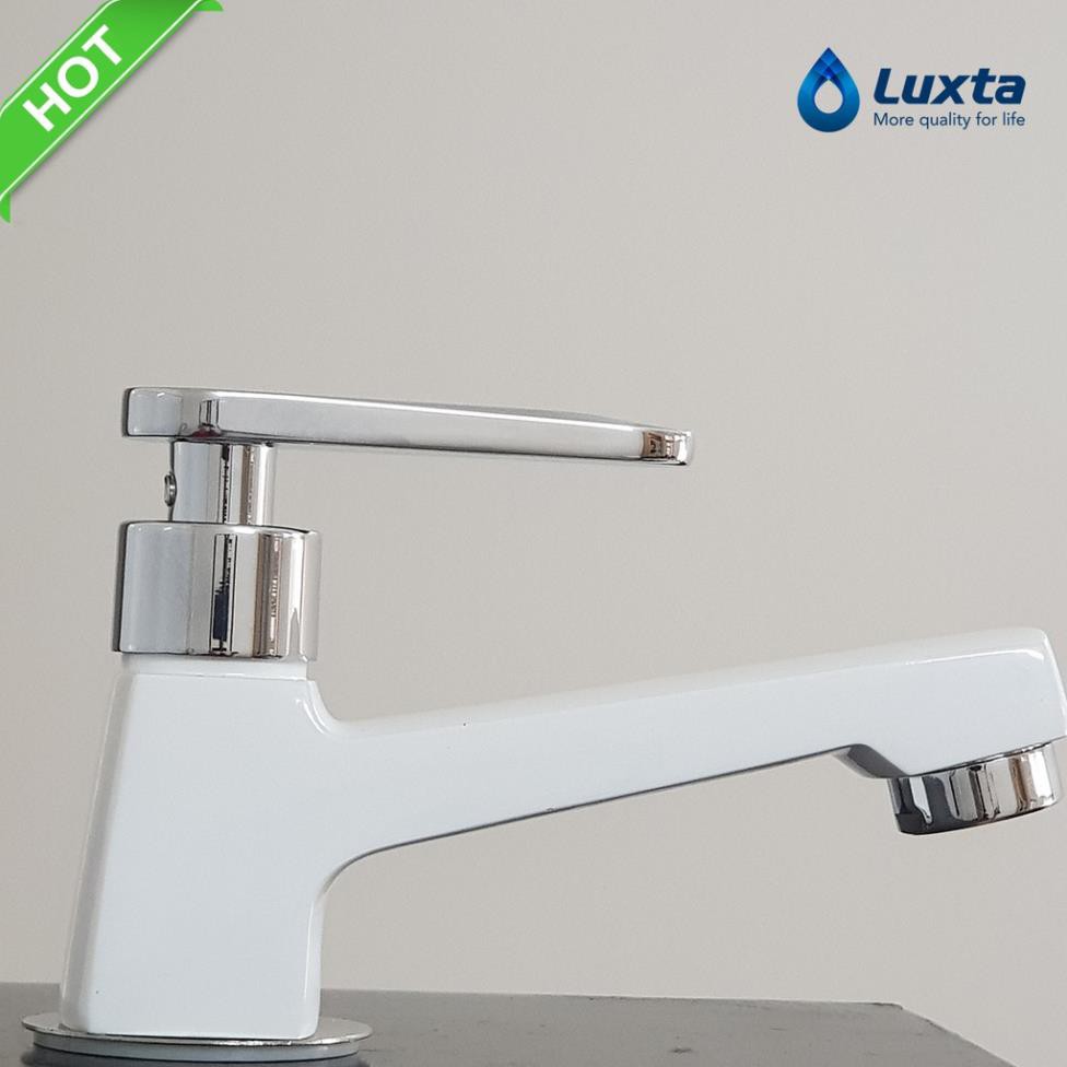 Vòi lavabo rửa mặt Cao cấp gật gù Luxta L1114WT3, bảo hành 03 năm