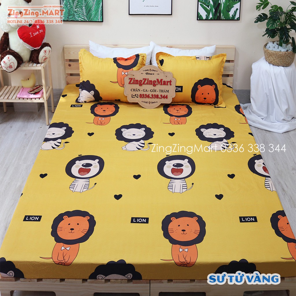 Ga Gối Poly Bộ Ga trải giường | Bộ Drap giường cho Bé - Nhiều mẫu ngộ nghĩnh ảnh thật - ZingZingMart