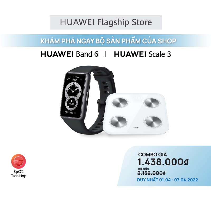 Bộ Sản Phẩm Huawei (Band 6 + Scale 3)