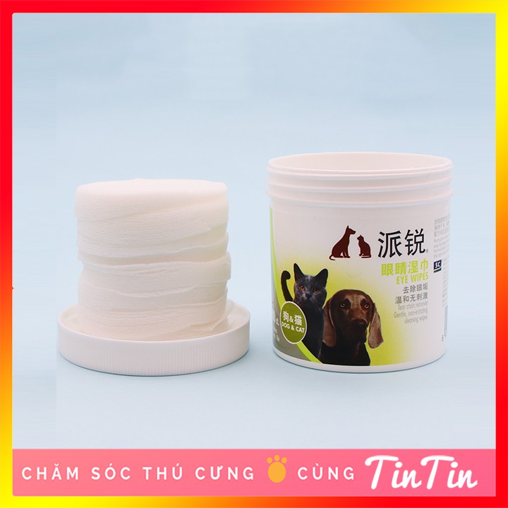 Bông Khăn Lau Vết Ố Mắt Cho Chó Mèo #Tintin Pet Store