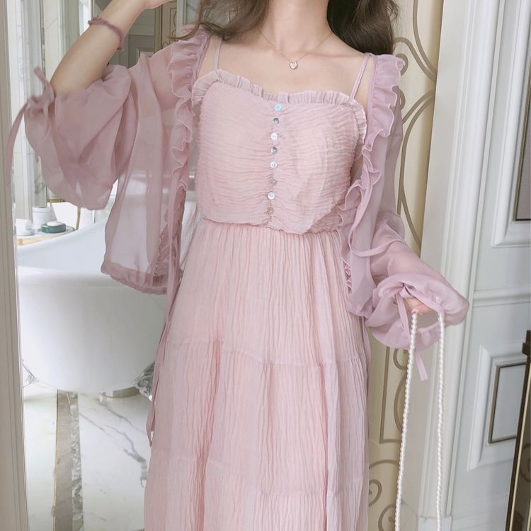 Áo Khoác cardigan Chiffon Mỏng Dáng Rộng Thời Trang Mùa Hè Dành Cho Nữ