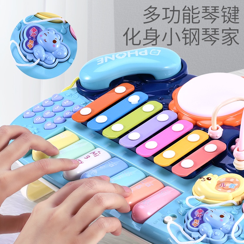 đàn piano đồ chơi Đồ chơi giáo dục sớm Đồ chơi trẻ em Đồ chơi âm nhạc Đồ Chơi Đàn Piano Điện Tử Đa Năng Giáo Dục Sớm Cho Bé 0-5 Tuổi