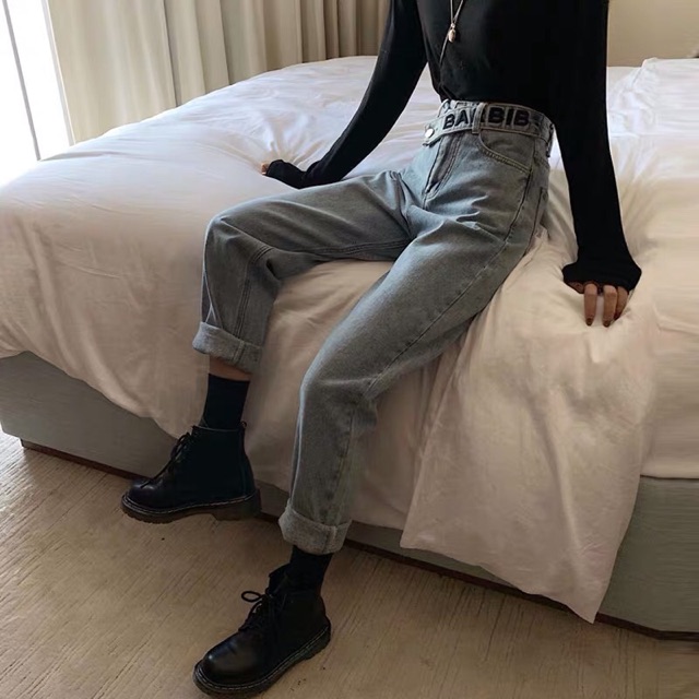 [ORDER+ẢNH THẬT] Quần ống rộng form suông Hyunya đai chéo thêu chữ BARBIB lưng cao tôn dáng siêu chất ❤️ | BigBuy360 - bigbuy360.vn