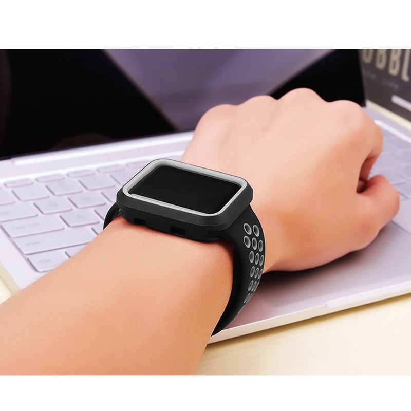 Vỏ bảo vệ bằng silicon màu kẹo thích hợp cho Apple Watch Series 38mm 42mm 40mm 44mm