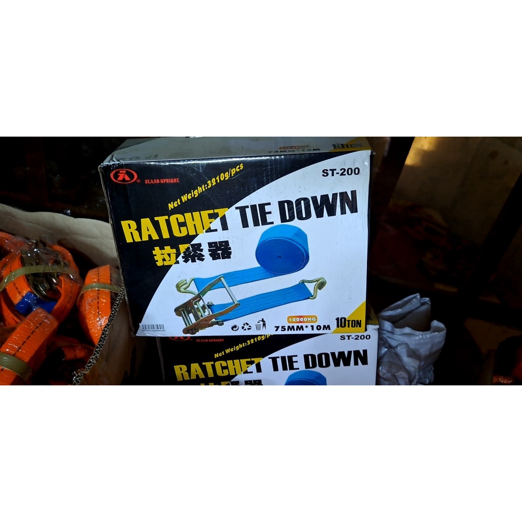 Dây chằng hàng cao cấp bản 75mm dài 10 mét tài trọng 10 tấn