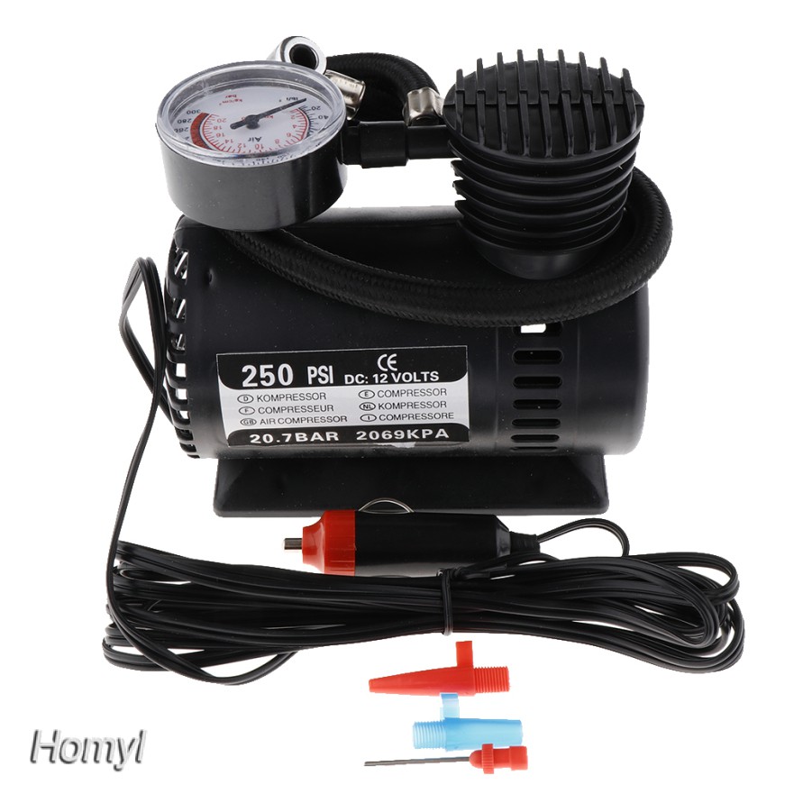 Máy bơm hơi mini 300 Psi 12V chất lượng cao cho xe hơi