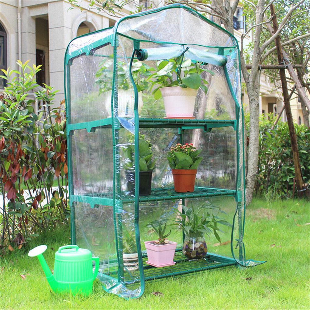 2 / 3 / 4 / 5 Tầng Bọc Kệ Trồng Cây Bằng PVC Mini Tiện Dụng Cho Nhà Kính
