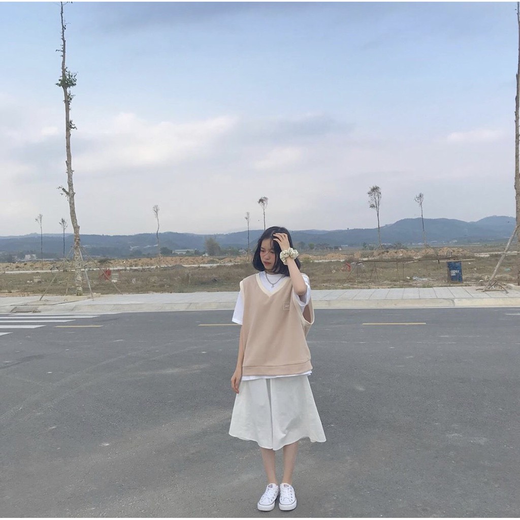 Chân Váy TRƠN Ulzzang Nữ (Lưng Thun: Eo 55cm - 74cm) 1hitshop | BigBuy360 - bigbuy360.vn