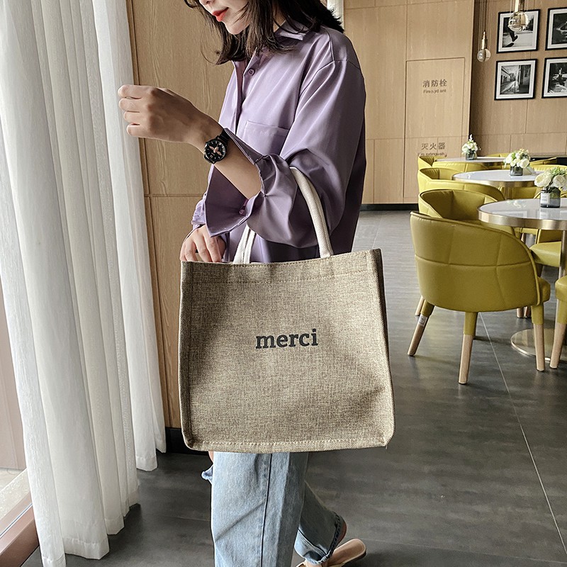 [Mã FAMAYWA2 giảm 10K đơn 50K] Túi cói Merci sang chảnh | BigBuy360 - bigbuy360.vn